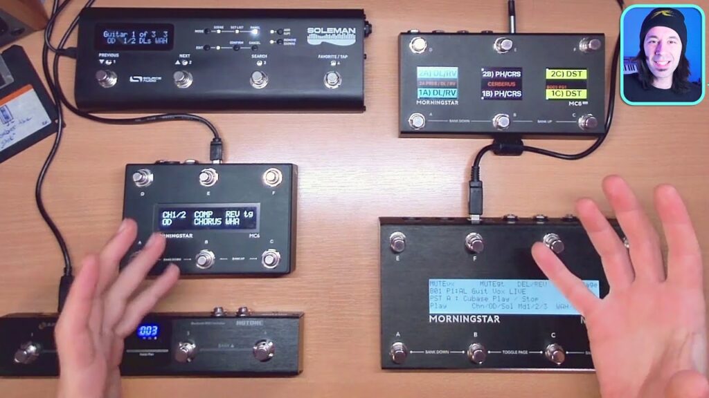 Video – Ultimate MIDI PEDALBOARD Comparison: MC6 Pro vs MC8 vs Soleman vs MC6 vs Mortix vs Hotone