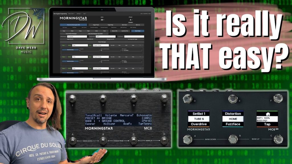 Video – Morningstar Midi Controllers – Easy Setup With Pedals
