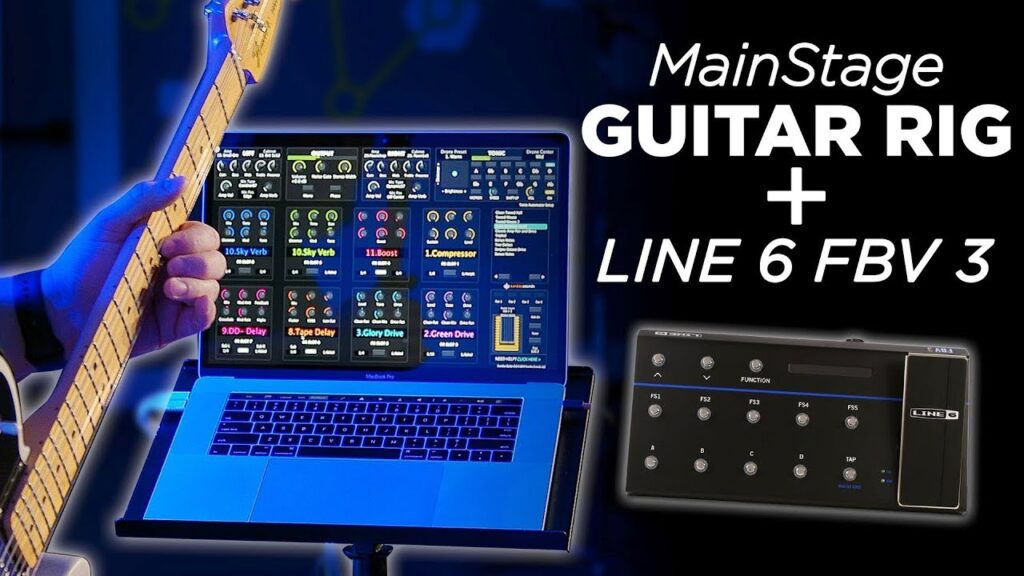 Video – MainStage Guitar Rig with the Line 6 FBV3 Foot Controller!