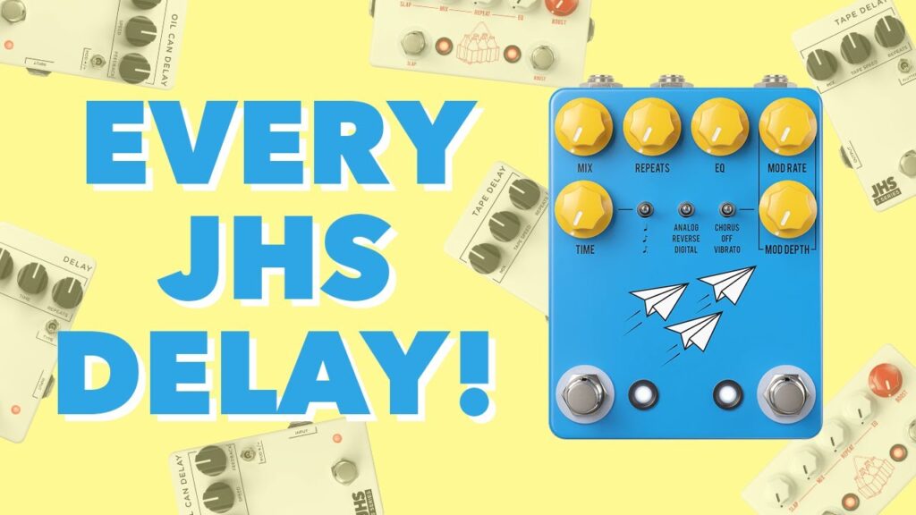 Just Video – Finding The Right Delay Pedal For You | A Guide To JHS Delay Pedals
