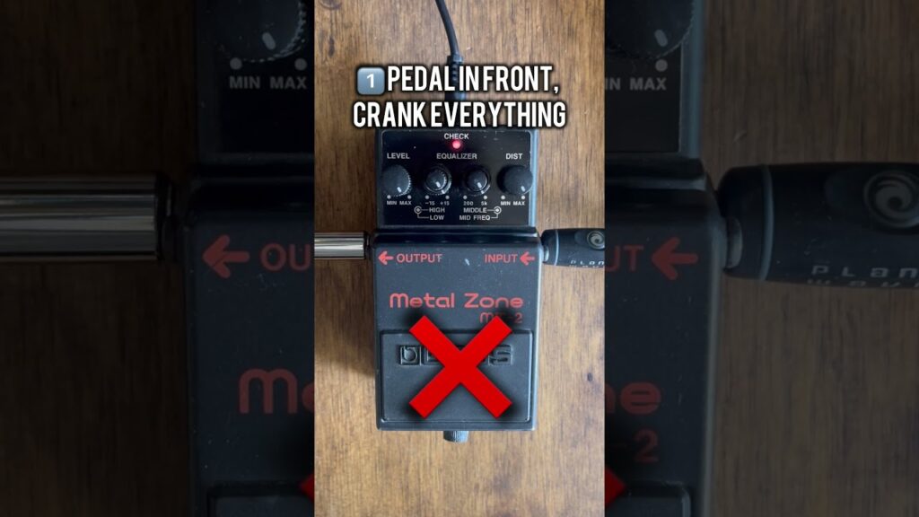 Just Video – This is how you should (and shouldn’t) use a Boss Metal Zone! Morbid Angel – Inmortal Rites tone