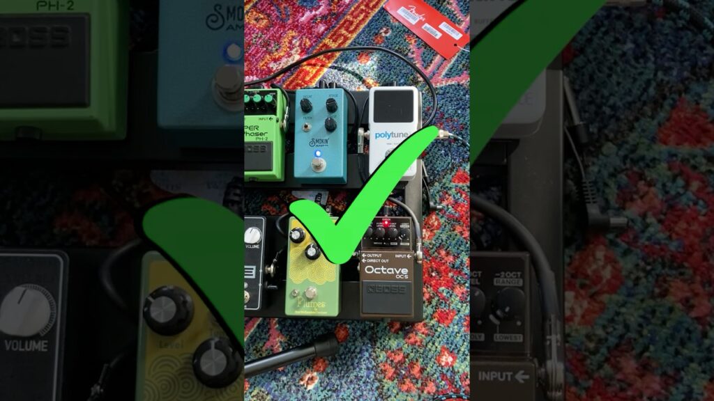 Just Video – Envelope Filter into Octave // Pedal Order