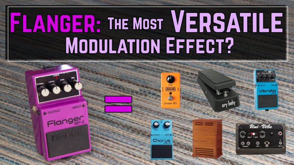 Just Video – How To Get 6 Modulation Effects From a Basic Flanger Pedal Like The Boss BF-2