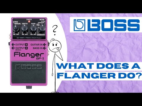 Just Video – how to use a flanger guitar effect pedal | Boss BF-3 |