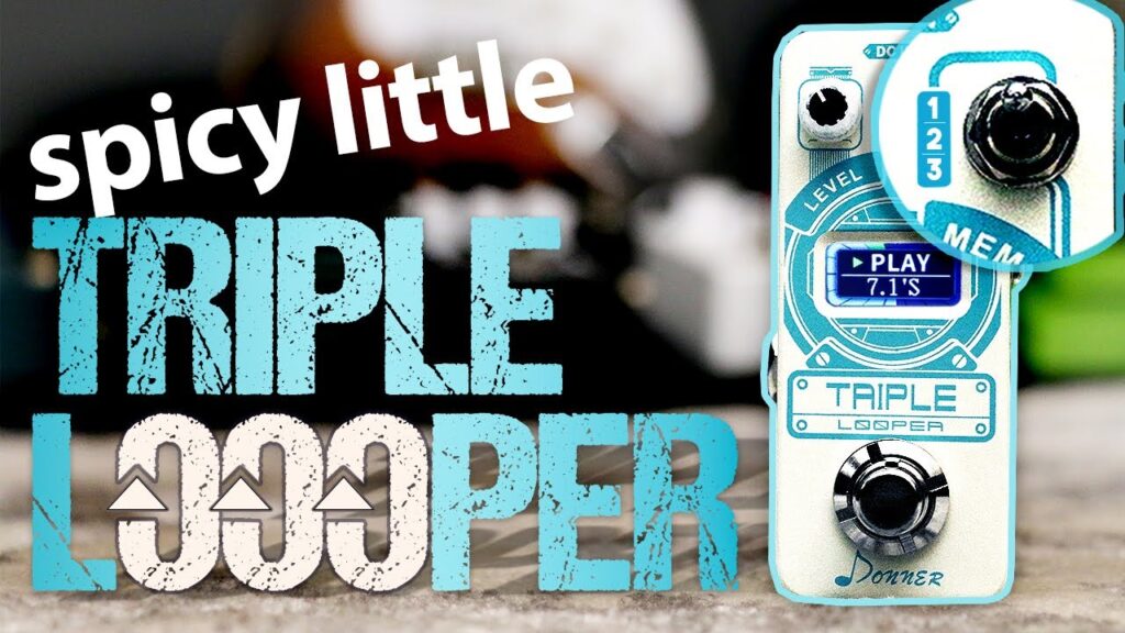 Just Video – Donner TRIPLE LOOPER Guitar Pedal! Very Useful!