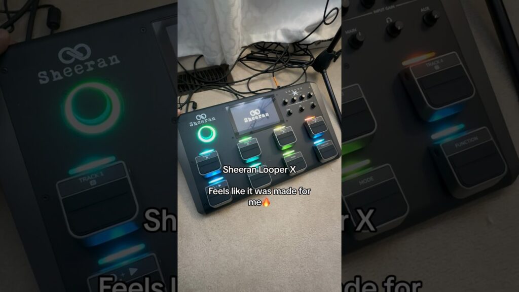 Just Video – Introducing my Sheeran Looper X. I’ve waited years for something like this to come out. #looppedal