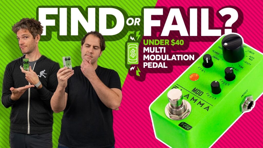 Just Video – Multi Modulation Guitar Pedal- Under $40 Flamma FC05 Review