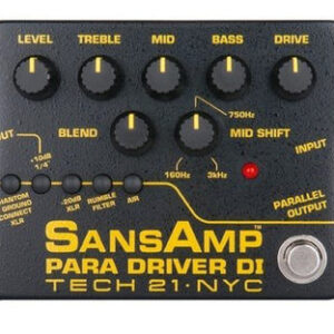 Tech 21 SansAmp Para Driver DI Instrument Pre-amp Pedal