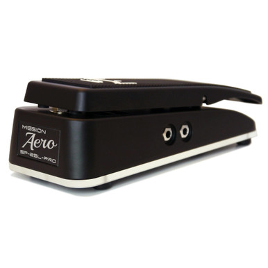 Mission SP25L Pro Aero Expression Pedal in Black with LED Base