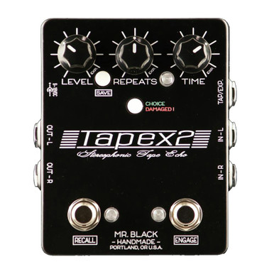 Mr Black Tapex 2 Stereo Tape Echo Pedal