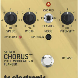 TC Electronic SCF Stereo Chorus Flanger Pedal Gold Special Edition