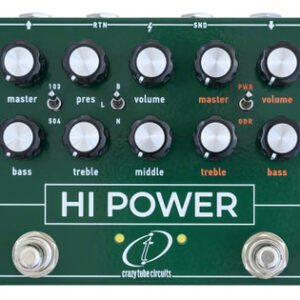 Crazy Tube Circuits HI POWER Dual Channel Amplifier & Overdrive Pedal