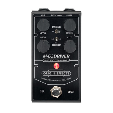 Origin Effects M-EQ Driver Effects Pedal - Black Edition