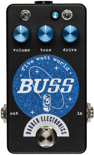 Barber Electronics Five Watt World BUSS Drive Pedal in Black