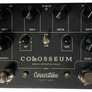 Cornerstone Colosseum Dual Overdrive Pedal in Black