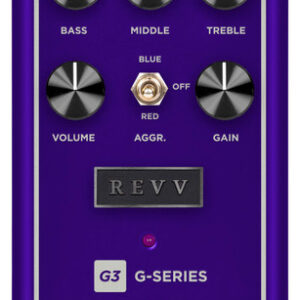 Revv Amplification G3 V2 Preamp Overdrive & Distortion Pedal in Purple