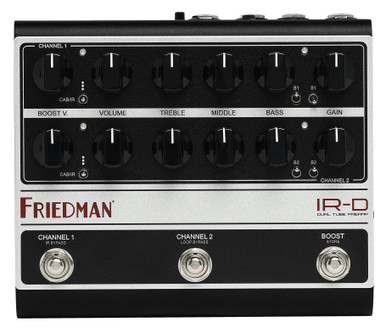 Friedman IR-D 2-Channel Dirty Shirley Twin Sister Tube Preamp Pedal