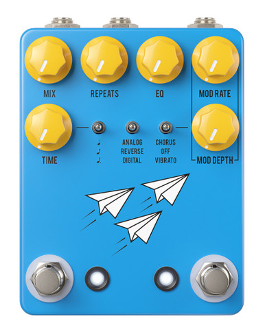 JHS Pedals Flight Delay Pedal With Tap Tempo in Blue