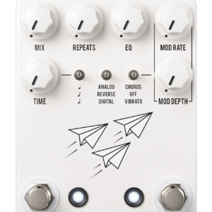 B Stock : JHS Pedals Flight Delay Pedal With Tap Tempo - White 002