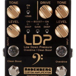Rodenberg LDP Overdrive Clean Boost Bass Pedal