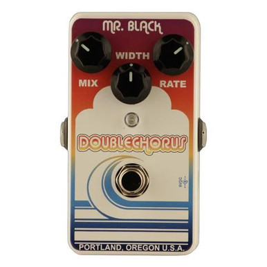 Mr Black DoubleChorus Diamond Sunset Chorus Pedal in White