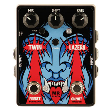Mr. Black Twin Lazers K1 Dual Phase-Shifter Pedal