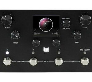 Meris Enzo X Multi-Voice Synthesizer Pedal in Black