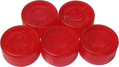 Mooer Guitar Pedal Footswitch Topper 5-Pack, Red