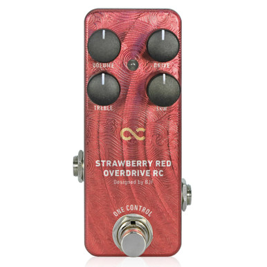 One Control Strawberry Red Overdrive RC Pedal
