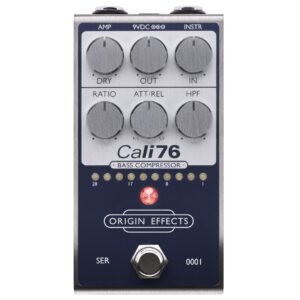 Origin Effects Cali76 Bass Compressor in Fifteen Blue
