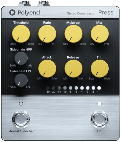Polyend Press Stereo Compressor Pedal