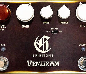Vemuram Spiritone Medium Gain Overdrive Pedal