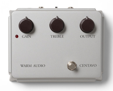 Warm Audio Centavo Overdrive Pedal limited edition Silver