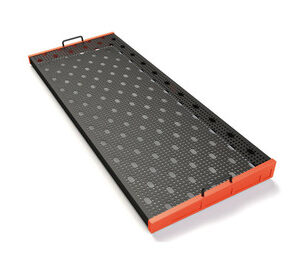 Temple Audio Templeboard TRIO 16.5x43in Pedalboard in Temple Red