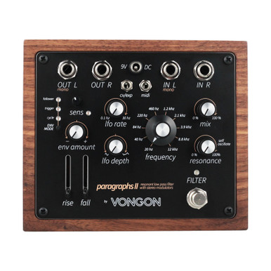 Vongon Paragraphs II Resonant Low Pass Filter Wave Form Generator