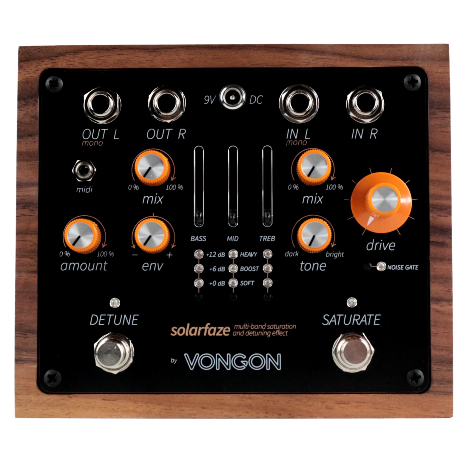Vongon Solarfaze Multi-band Saturation and Detuning Device Pedal