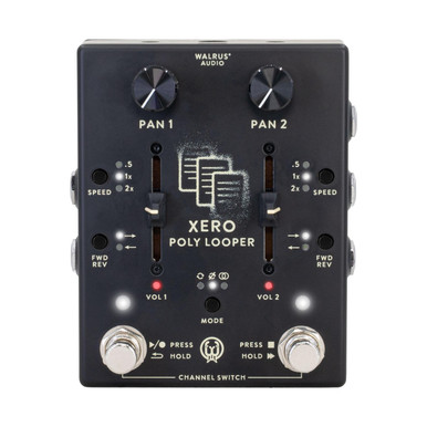 Walrus Audio Xero Polylooper Loop Pedal in Black
