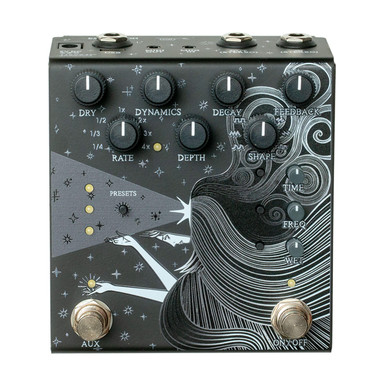 Old Blood Noise Endeavors Sunlight Stereo Modulated Reverb Pedal in Black