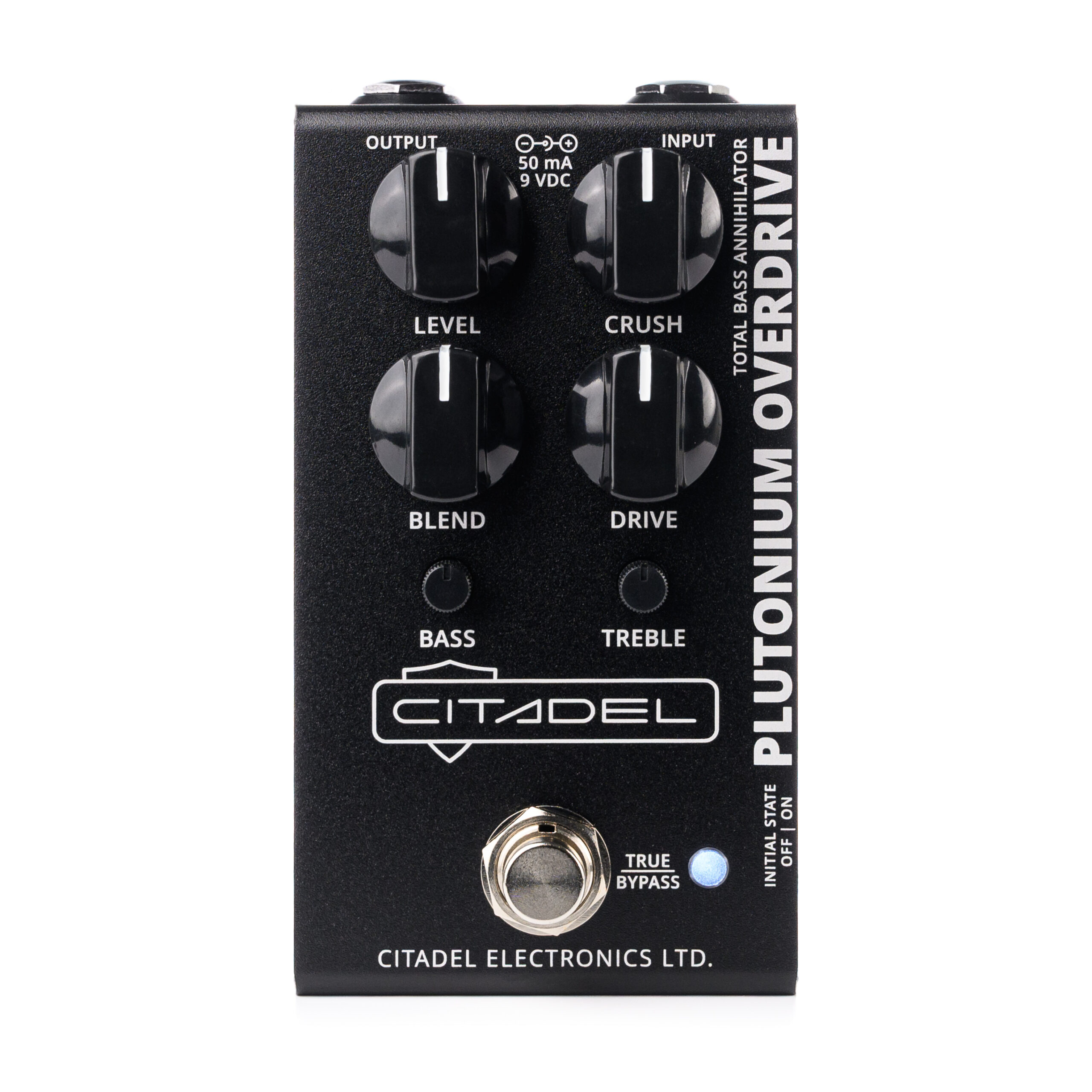Citadel Electronics Plutonium Overdrive Total Bass Annihilator Pedal