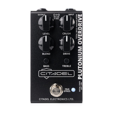 Citadel Electronics Plutonium Overdrive Total Bass Annihilator Pedal
