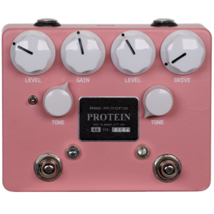 Browne Amplification The Protein V4 Dual Overdrive Pedal in Pink