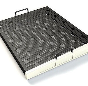 Temple Audio Templeboard TRIO 16.5x21in Pedalboard in Vintage White