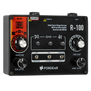 Foxgear R-100 British Classic Vintage Rock 100W Guitar Amp Pedal - Image 2