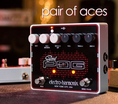Electro Harmonix Soul POG Overdrive and Octave Pedal