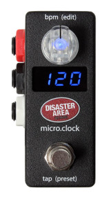 Disaster Area micro.clock Tap Tempo Controller for Guitar Pedals - Image 4