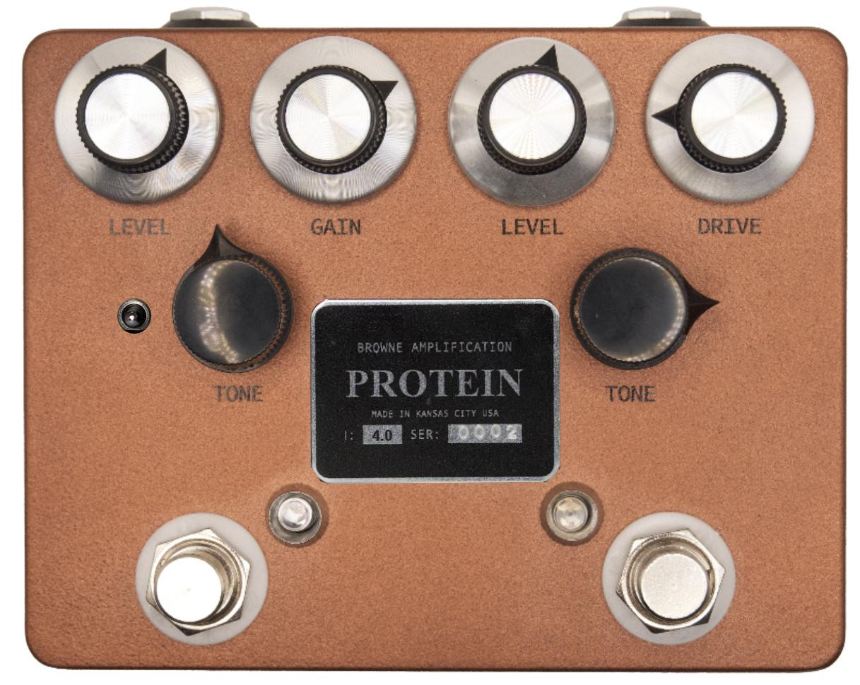Browne Amplification The Protein V4 Dual Overdrive Pedal in Copper - Image 3