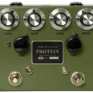 Browne Amplification The Protein V4 Dual Overdrive Pedal in Green - Image 3