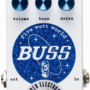 Barber Electronics Five Watt World BUSS Drive Pedal in White - Image 3
