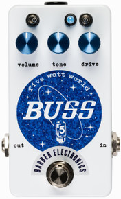 Barber Electronics Five Watt World BUSS Drive Pedal in White - Image 2