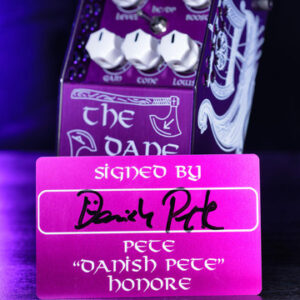 ThorpyFX The Dane mkII Limited Edition in Purple - 'Danish' Pete Honore Signature Dual Drive & Boost Pedal - Image 2